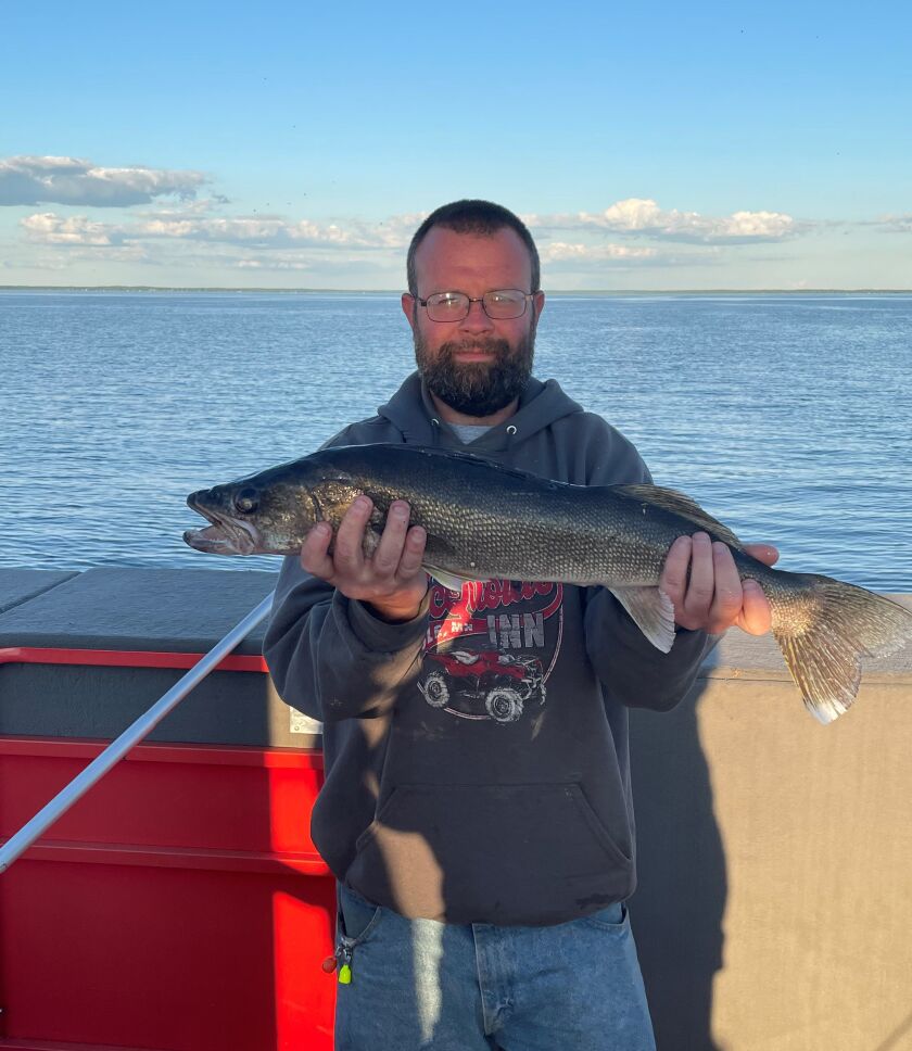 Justin Lederer provided this Mille Lacs walleye. Provided by McQuoid’s Inn