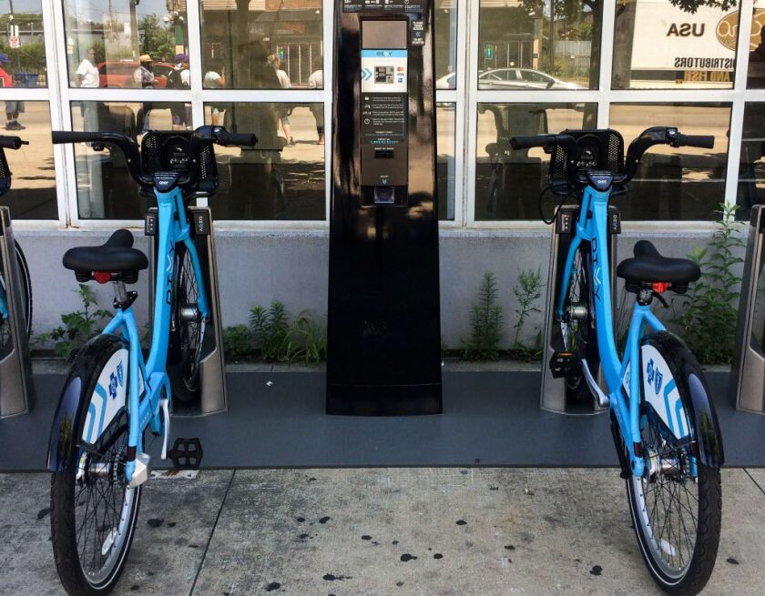 Divvy bikes can be dropped off with a Divvy valet at Wrigley Field. | Sun-Times files