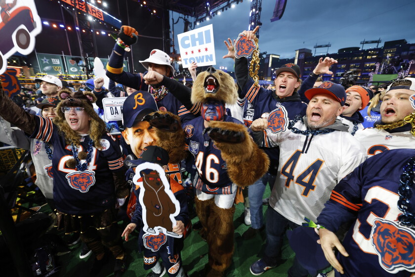 Bears Rams Fan Map Bears trade 5th-round pick to Rams for 6th-rounder and future selection ...