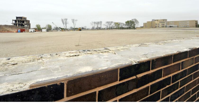 Former site of Michael Reese Hospital, near 31st Street and Cottage Grove Avenue.