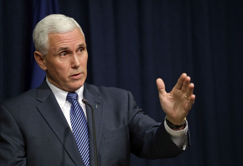 <small><strong>Indiana Gov. Mike Pence | AP</strong></small>