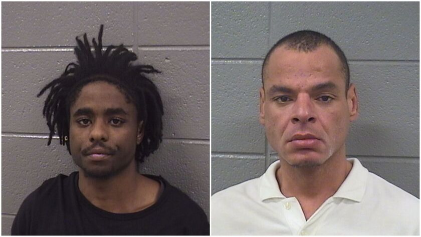Zachary Robinson (left) and Michael Lewis | Cook County sheriff’s office photos