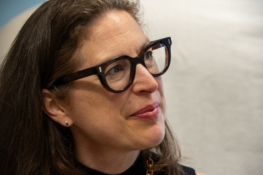 Cornelia Tischmacher Speaks to Dr. Complaint bharat in an examination room in northwestern Memorial Health facility, AT 676 N. St. Clair St., On Thursday, Might perhaps simply 8, 2025. | Zubaer Khan/Sun-Time