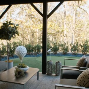 The back of the home designed by Alison Victoria and Mike Holmes for the second season of “Rock the Block.”