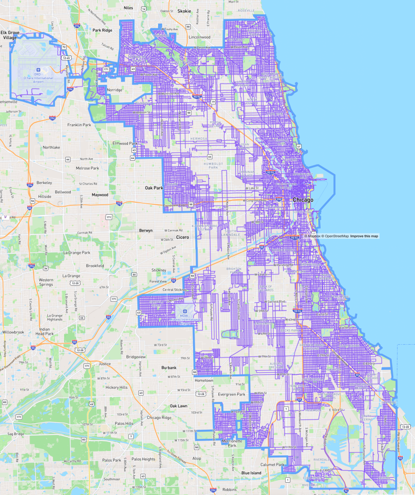 Chicago Streets Rundown A Chicago grad student is running down every single block in the city ...