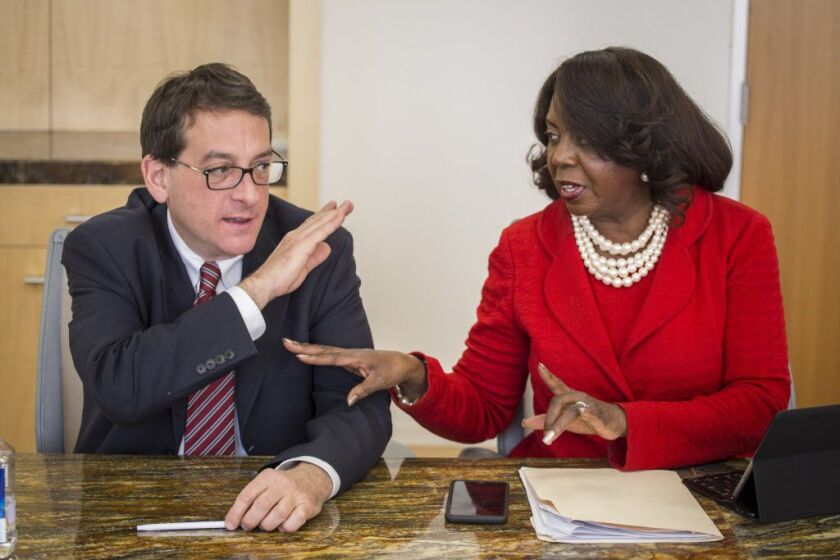 Jacob Meister (left) and Dorothy Brown in 2016.