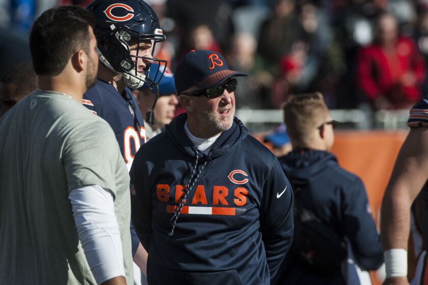 Coach John Fox holds a 47-82 record in career challenges. | Ashlee Rezin/Sun-Times