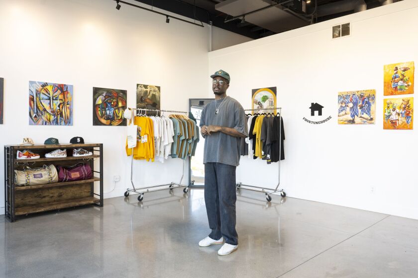 Makafui Searcy, owner of Fourtunehouse Art Center.