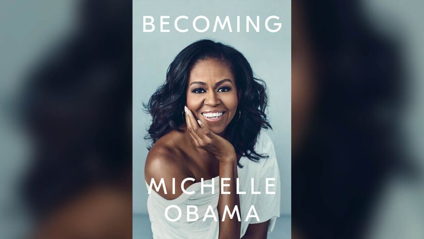 This cover image released by Crown shows “Becoming,” by Michelle Obama, available on Nov. 13. Obama is launching a book tour to at the United Center on Tuesday to promote her memoir “Becoming,” a tour featuring arenas and other performing centers to accom