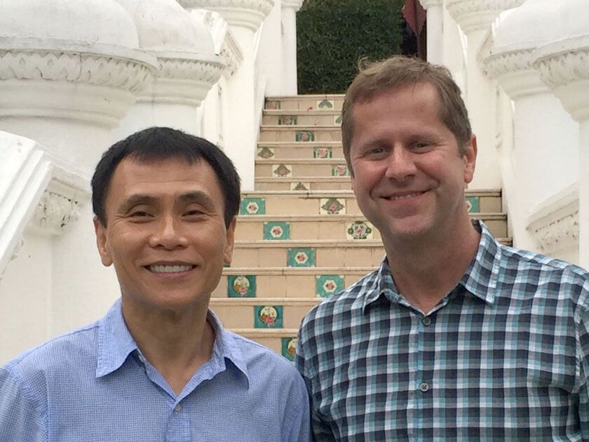 Chauwarin Tuntisak, left, and Doug Van Tress | Provided photo