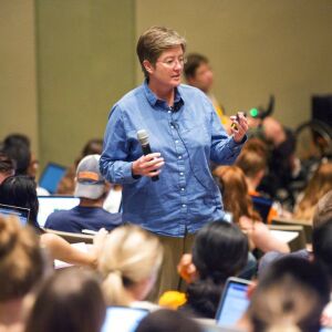 Rebecca Sandefur, a legal scholar and associate professor of sociology at the University of Illinois. | Photo by John D. and Catherine T. MacArthur Foundation via AP