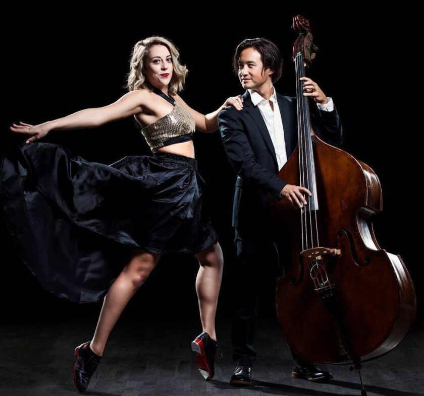 Bailey Caves and Kurt Schweitz in “Sweet Tap Chicago.” | Kristie Kahns