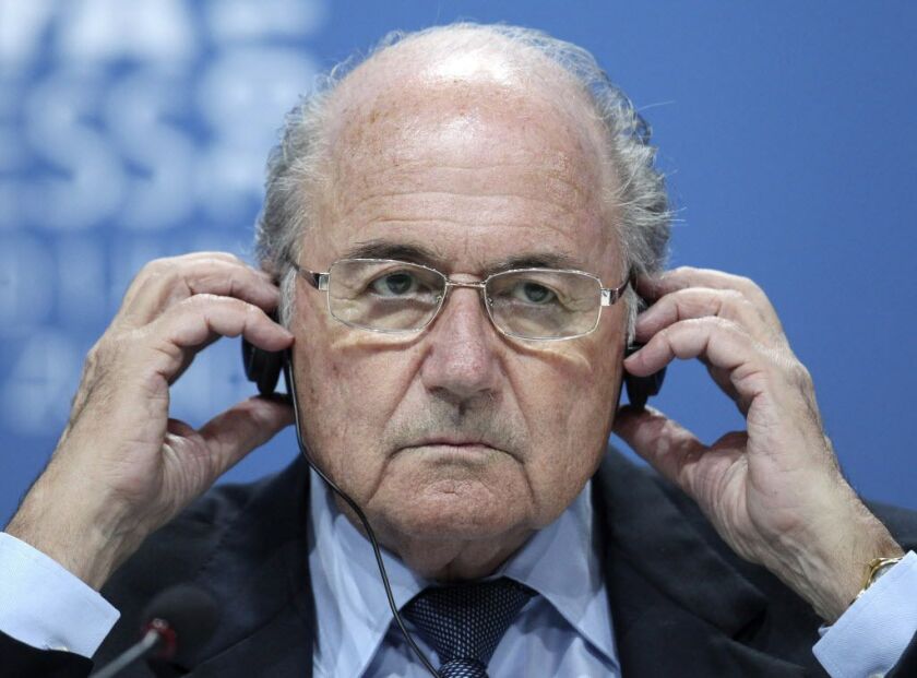 <small><strong>FIFA President Sepp Blatter | AP file</strong></small>