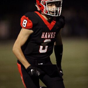 Maine South’s Cole Dow (8) against Glenbard West. Kevin Tanaka/For the Sun-Times.
