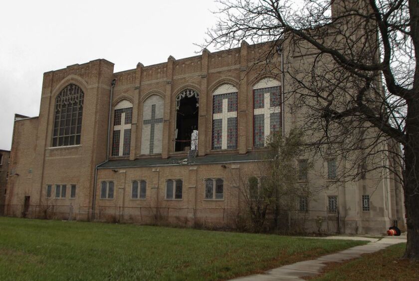 Side view of Beloved Community Church of God in Christ, 6430 S. Harvard. |Leslie Adkins/For the Sun-Times