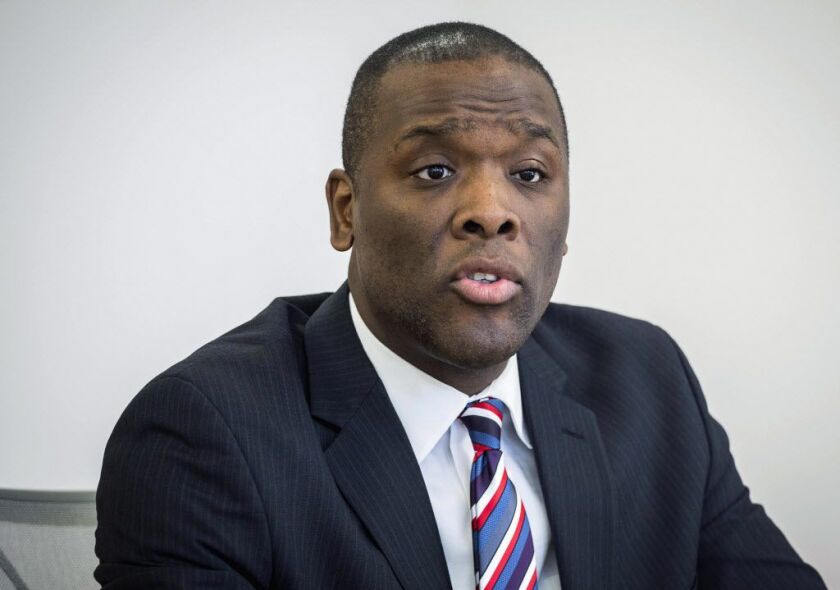 O. Patrick Brutus, a Democratic candidate for Illinois’ 1st Congressional District seat. File Photo. (Rich Hein/Chicago Sun-Times)