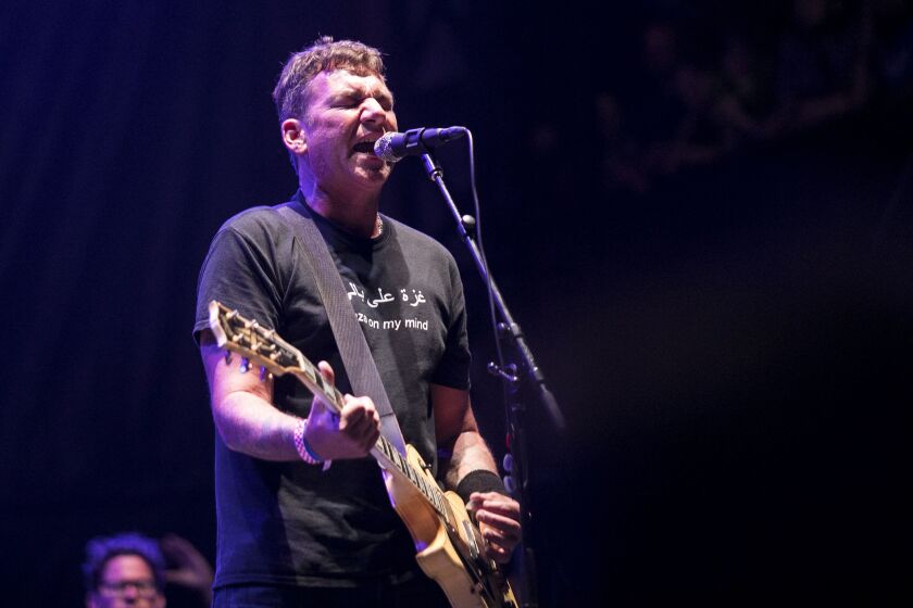 Blake Schwarzenbach, of Jawbreaker, performs on day three of Riot Fest in Douglas Park, Sept. 16, 2017. | Ashlee Rezin/Sun-Times