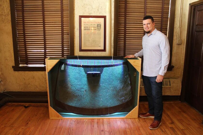 Kyle Schwarber and his famous shattered windshield. | Provided photo