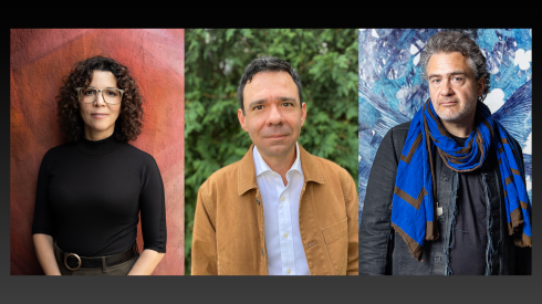 Authors Ananda Lima (from left), Juan Martínez and Leopoldo Goût.