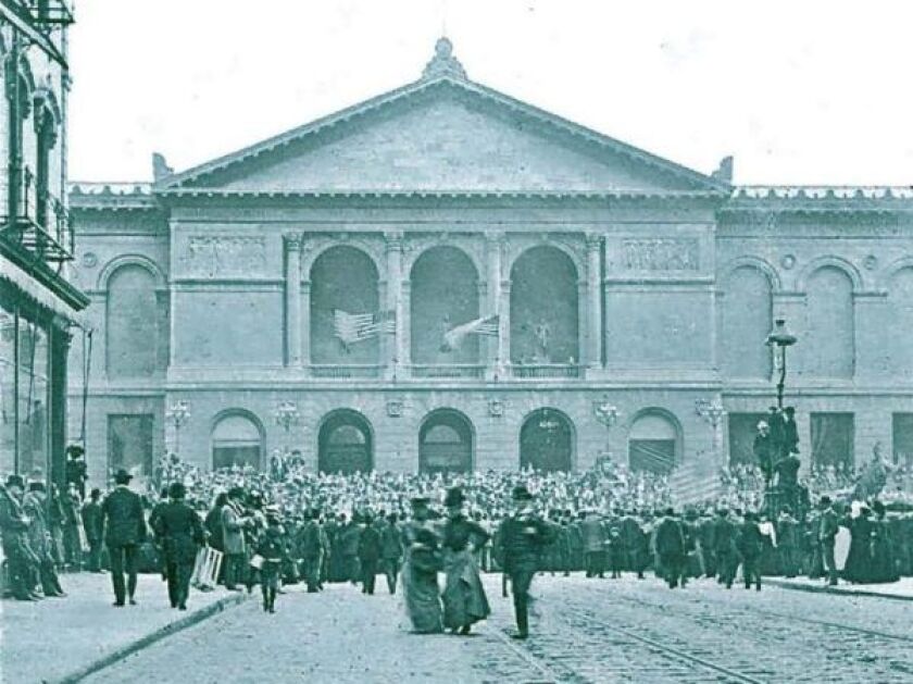 The Art Institute of Chicago, shown on Dec. 8, 1893. | Provided by the Art Institute of Chicago