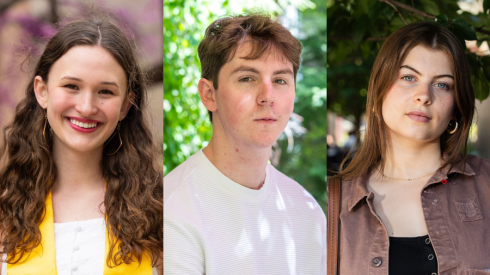 Three recent Chicago college gradudates.