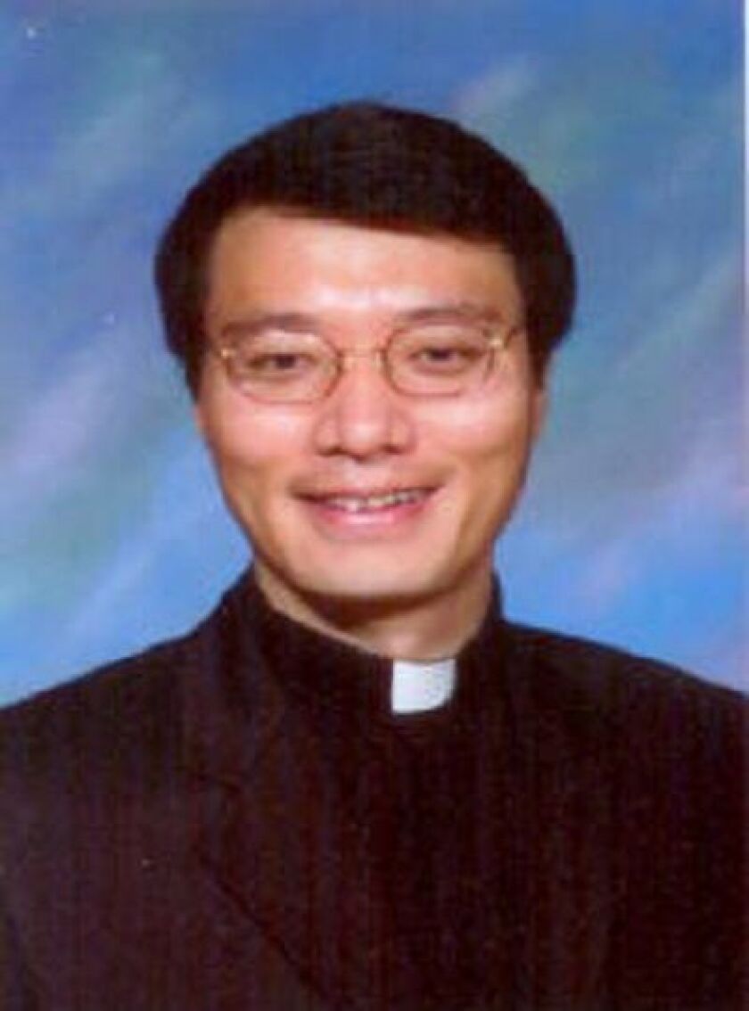 The Rev. Francis Li, pastor of St. Therese Chinese Catholic church.