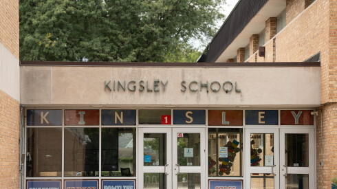 The former Kingsley Elementary School in Evanston.