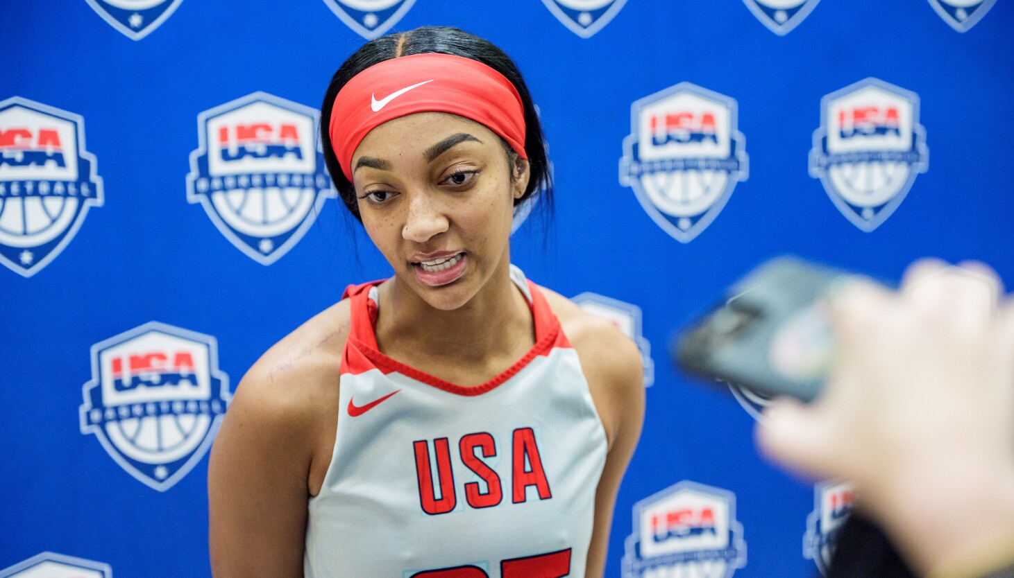 From USA Basketball camp, Sky star Angel Reese quiets fears about a departure from Chicago - Chicago Sun-Times