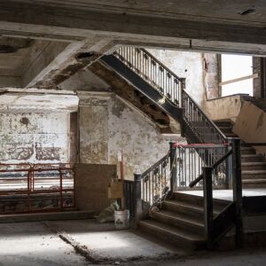 The old Cook County Hospital at 1835 W. Harrison St. under construction and renovation, Tuesday afternoon, Jan. 8, 2019. | Ashlee Rezin/Sun-Times