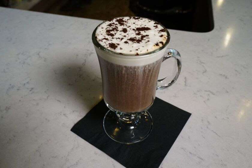Irish Coffee served at Hexe Coffee.