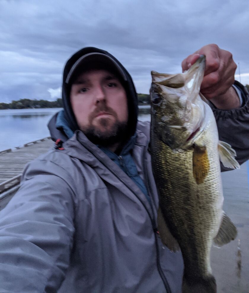 A Geneva Lake largemouth bass. Provided by Mike Enzel