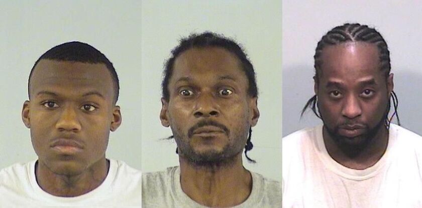 From left: Fazon L. Roberson, Quentin D. Triplett and Rickey Turner. | Lake County sheriff’s office