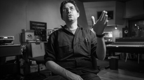 Steve Albini is seen in this photo from Jim Newberry's new book "Chicago Music, Seen."