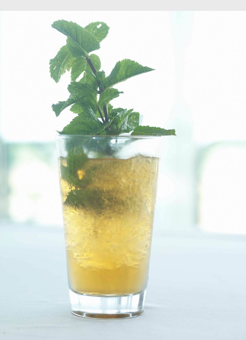 A classic mint julep is the perfect beverage for a Kentucky Derby party. | PRNewsFoto/Levy Restaurants/File