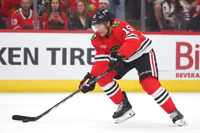 Craig Smith stands out in Blackhawks' preseason opener: 'I've got something to prove' - Chicago Sun-Times