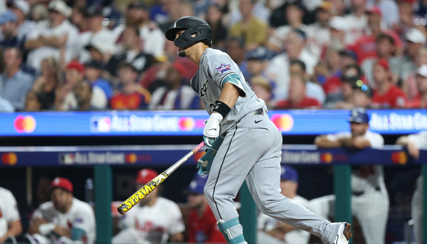 Ο Μιγκέλ Βάργκας των White Sox χτυπάει εντός έδρας για το Σικάγο στο All-Star Game Ο Μιγκέλ Βάργκας των White Sox χτυπάει εντός έδρας για το Σικάγο στο All-Star Game