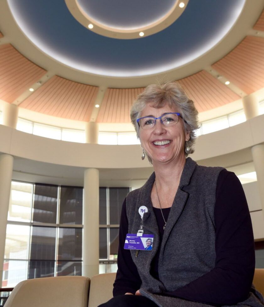 Dr. Martha Twaddle: Ailing “people who are living with kind of a big picture in mind tend to make sense what’s happening to them differently than those who do not nurture and grow that part of their lives.” | Rob Dicker / Sun-Times