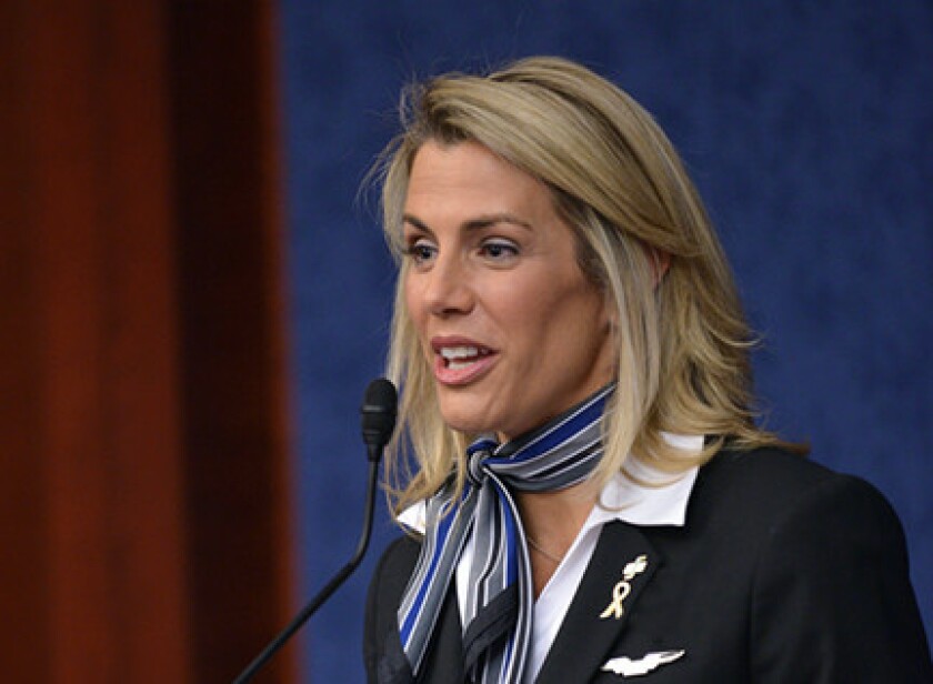 Sara Nelson: “Apparently the threat of death by incineration fueled by thousands of gallons of jet fuel isn’t enough of a deterrent to stop passengers from taking time to grab carry-on bags during an emergency evacuation.” | Association of Flight Attendan
