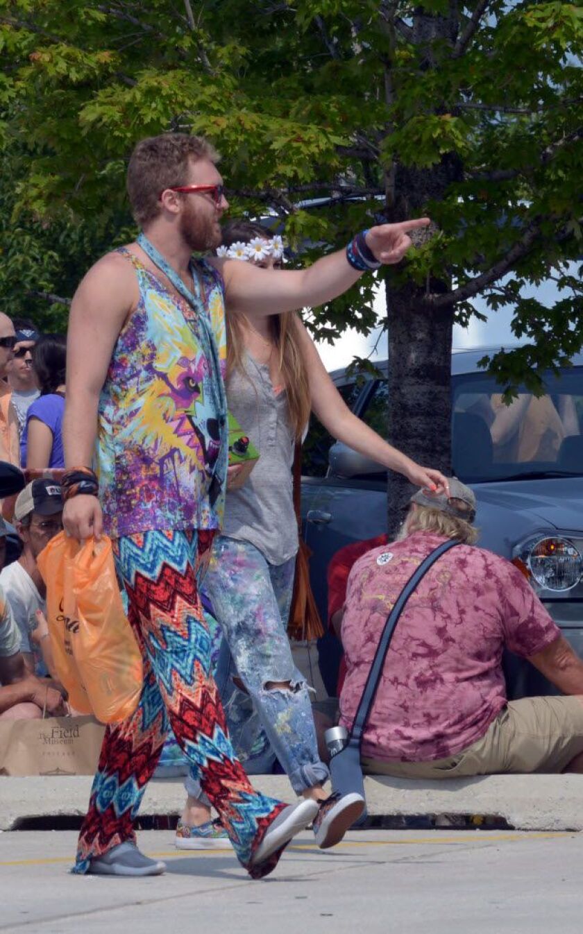 People in the parking lots of Soldier Field before the Grateful Dead concert. Friday, July 3, 2015 | (Brian Jackson/For the Chicago Sun-Times)