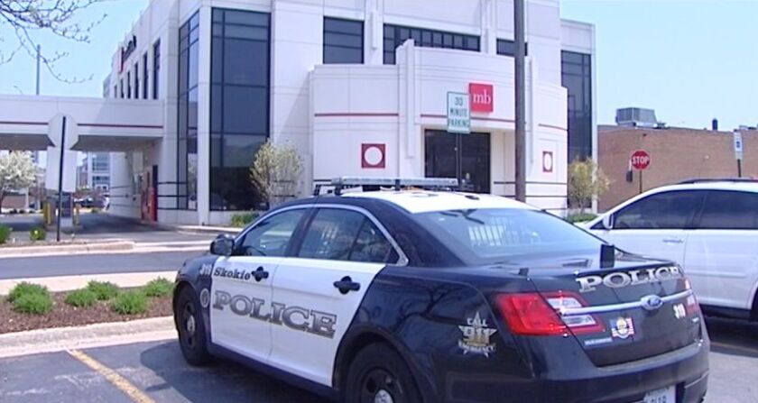 Authorities responded to a bank robbery Wednesday in Skokie. | Network Video Productions