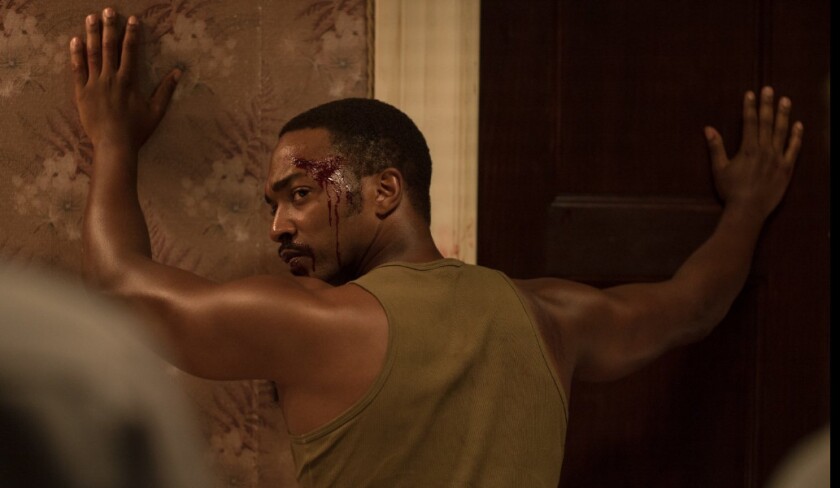 Anthony Mackie in a scene from “Detroit.” | Francois Duhamel/Annapurna Pictures