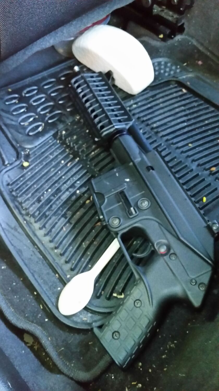 An assault weapon was recovered by Chicago Police during a traffic stop in the 5500 block of West Potomac Street Friday. | Chicago Police provided photo