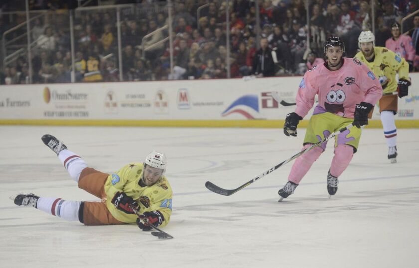 Minor league hockey teams wear glorious 'SpongeBob SquarePants' jerseys -  Chicago Sun-Times