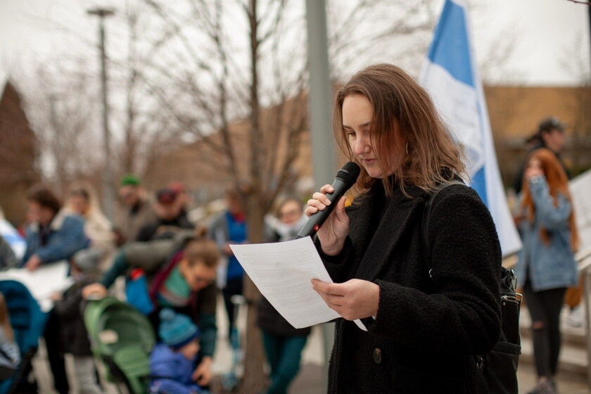 Анна Шумова, член правления «Русского Сиэтла за свободу», некоммерческой организации, поддерживающей российских иммигрантов и просителей убежища.