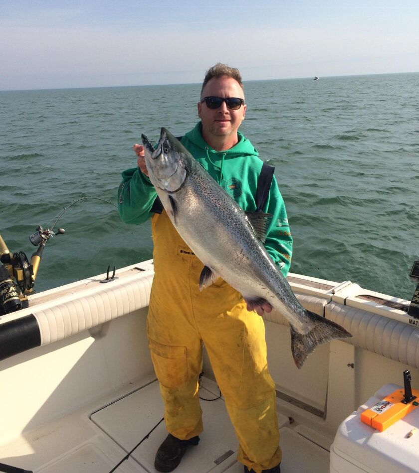 Good fishing Tuesday morning in Indiana. Provided by Capt. Rich Sleziak