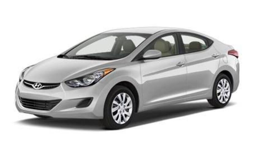 Matthew Lange drove a silver 2013 Hyundai Elantra, similar to this one. | Naperville police