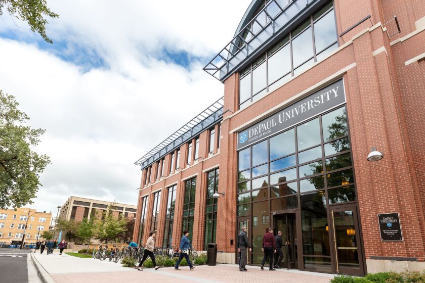 The Holtschneider Performance Center at DePaul University.