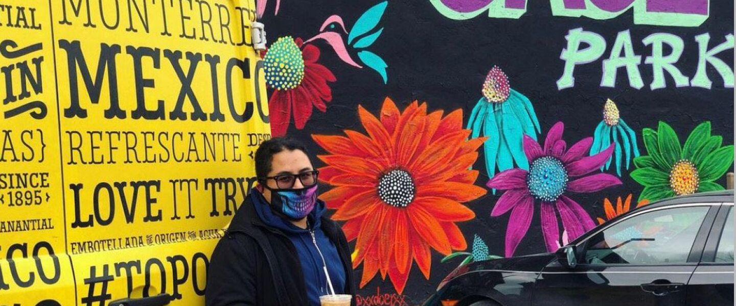 Artist Mario Mena, head of the Gage Park Mural Project.