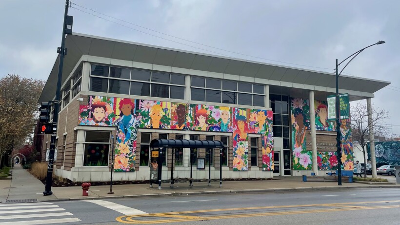 Chicago murals: Edgewater library sheds drab image with Tomokazu ...