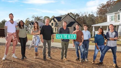 The designers of HGTV’s “Rock the Block” include: David Bromstad, Tiffany Brooks, Alison Victoria, Brian Kleinschmidt, Jeremiah Brent, Mika Kleinschmidt, Mike Holmes, Nate Berkus and host Ty Pennington